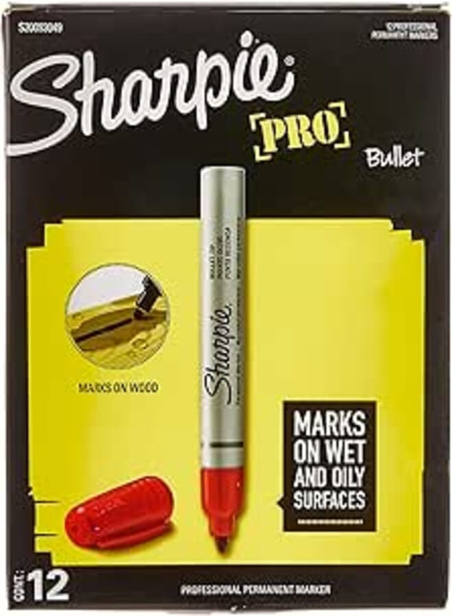 Sharpie small bullet permanent marker, red